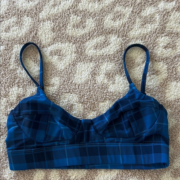 acacia swimwear Other - Plaid Blue Acacia Bralette